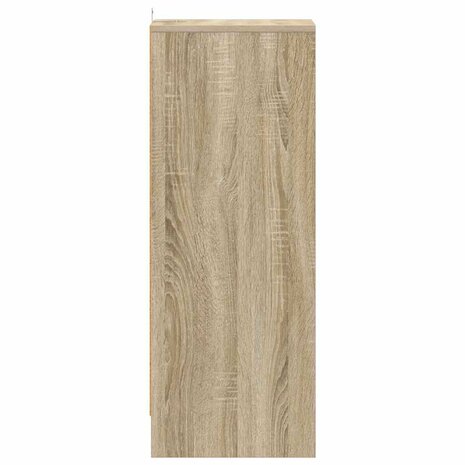 Schoenenkast 31,5x35x90 cm bewerkt hout sonoma eikenkleurig 6
