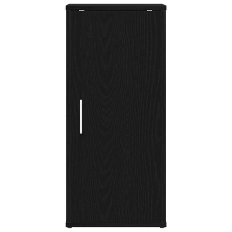 Schoenenkast 32x35x70 cm spaanplaat zwart eikenkleurig 10