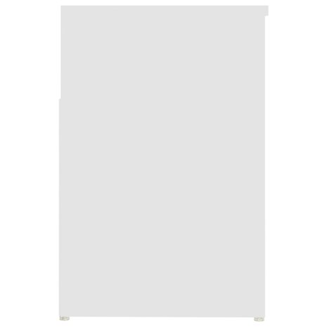 Schoenenbank 80x30x45 cm bewerkt hout wit 6
