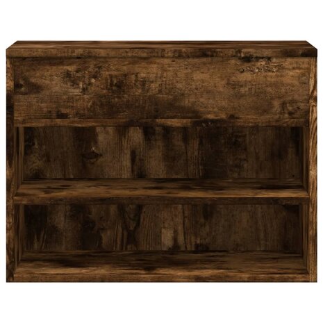 Schoenenbank 60x30x45 cm bewerkt hout gerookt eikenkleurig 4