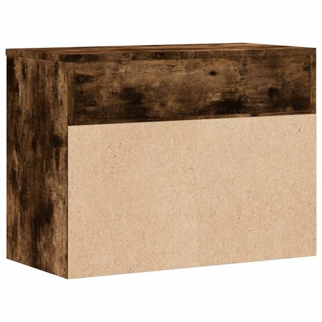Schoenenbank 60x30x45 cm bewerkt hout gerookt eikenkleurig 5