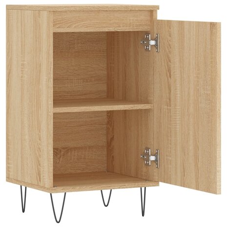 Dressoir 40x35x70 cm bewerkt hout sonoma eikenkleurig 4