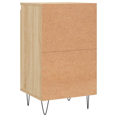 Dressoir 40x35x70 cm bewerkt hout sonoma eikenkleurig 5