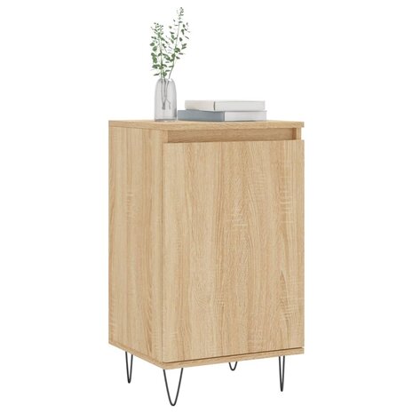 Dressoir 40x35x70 cm bewerkt hout sonoma eikenkleurig 8