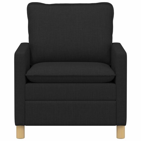 Bank Zwart Stof 3
