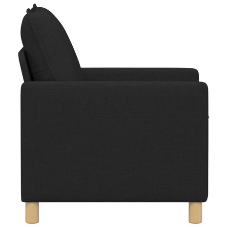 Bank Zwart Stof 4