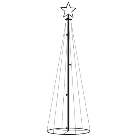 Kegelkerstboom 108 LED's 70x180 cm warmwit 3