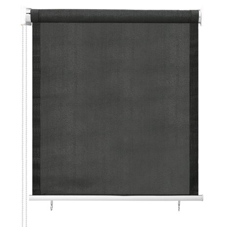 Rolgordijn voor buiten 80x140 cm antracietkleurig 2