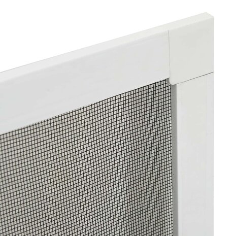 Insectenscherm voor ramen Wit 130 x 150 cm 6