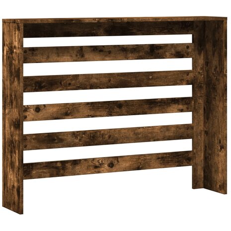 Radiatorombouw 104x20x82 cm bewerkt hout gerookt eikenkleurig 4