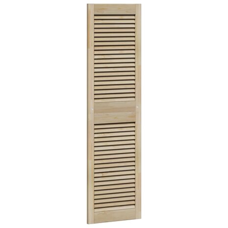 Kastdeur 4 pcs Naturel 140,5 x 2,1 x 39,5 cm Massief grenenhout 4