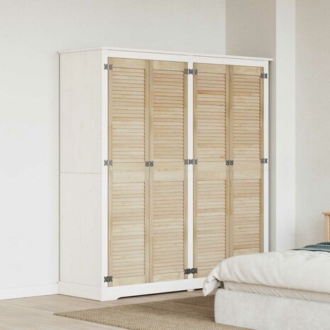 Kastdeur 4 pcs Naturel 170 x 2,1 x 39,5 cm Massief grenenhout 1