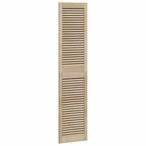 Kastdeur 4 pcs Naturel 170 x 2,1 x 39,5 cm Massief grenenhout 4