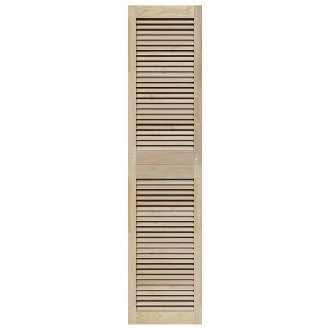 Kastdeur 4 pcs Naturel 170 x 2,1 x 39,5 cm Massief grenenhout 5