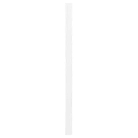 Kastdeuren louvredesign 2 st 39,5x29,5 cm wit 8