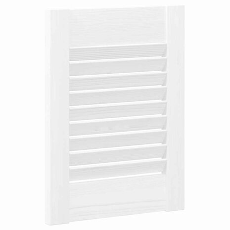 Kastdeuren louvredesign 4 st 39,5x29,5 cm wit 7