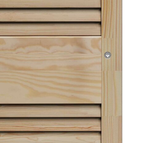 Kastdeur Naturel 140,5 x 2,1 x 39,5 cm Massief grenenhout 8