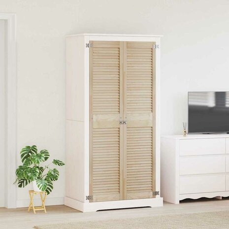 Kastdeur 2 pcs Naturel 170 x 2,1 x 39,5 cm Massief grenenhout 1