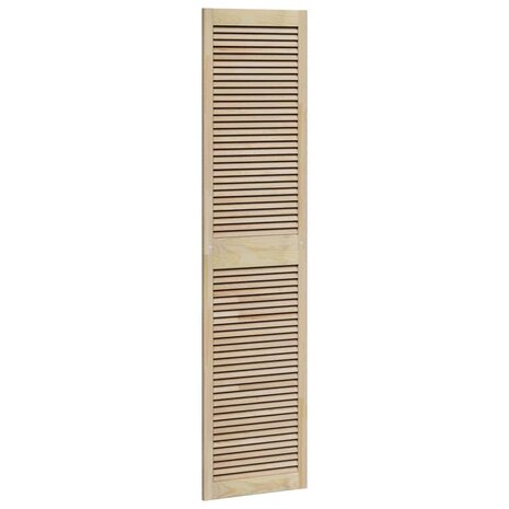 Kastdeur 2 pcs Naturel 201 x 2,1 x 49,5 cm Massief grenenhout 4
