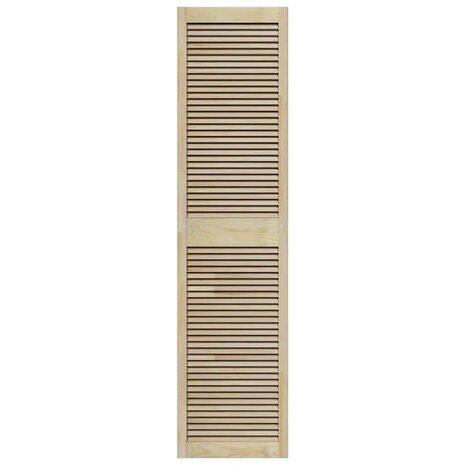Kastdeur 2 pcs Naturel 201 x 2,1 x 49,5 cm Massief grenenhout 5