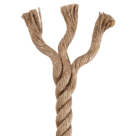 Touw 50 m lang 6 mm dik jute 5