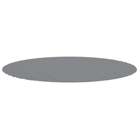 Zwembadgrondzeil &Oslash;306 cm polyester geotextiel lichtgrijs 2