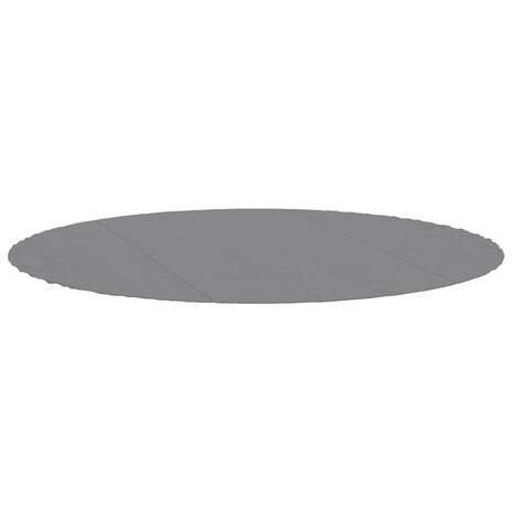 Zwembadgrondzeil &Oslash;366 cm polyester geotextiel lichtgrijs 2