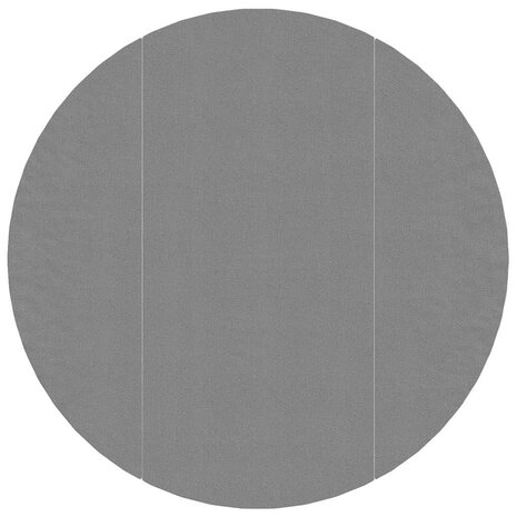 Zwembadgrondzeil &Oslash;366 cm polyester geotextiel lichtgrijs 3