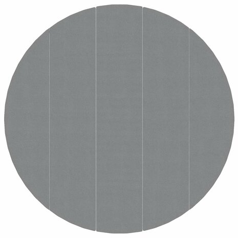 Zwembadgrondzeil &Oslash;550 cm polyester geotextiel lichtgrijs 3
