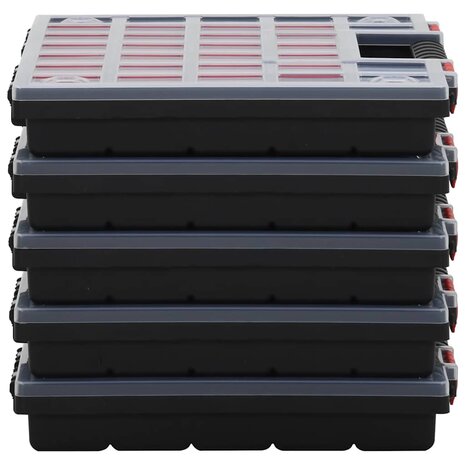 Assortimentsdozen 5 st 40x30x5 cm polypropeen 3