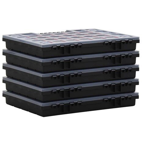 Assortimentsdozen 5 st 40x30x5 cm polypropeen 4