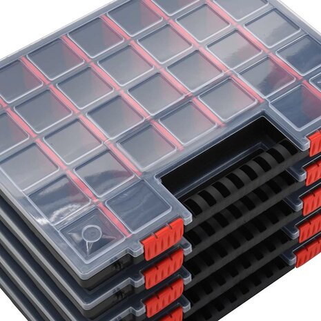 Assortimentsdozen 5 st 40x30x5 cm polypropeen 5