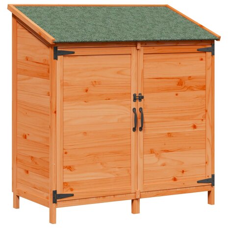 Tuinschuur Bruin 106,5 x 56 x 113,5 cm Bewerkt hout 2