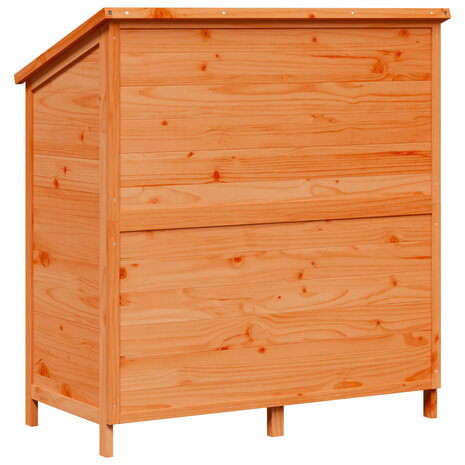 Tuinschuur Bruin 106,5 x 56 x 113,5 cm Bewerkt hout 7