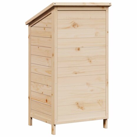Tuinschuur Naturel 59 x 56 x 113,5 cm Massief Vurenhout 7