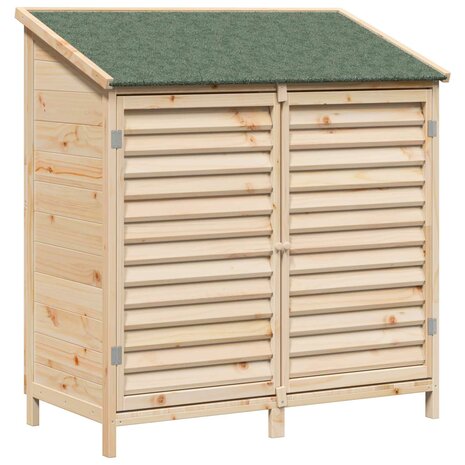 Tuinschuur Naturel 106 x 56 x 113,5 cm Massief Vurenhout 2