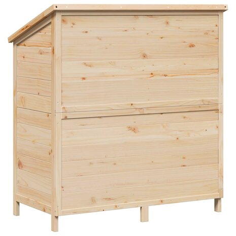 Tuinschuur Naturel 106 x 56 x 113,5 cm Massief Vurenhout 7