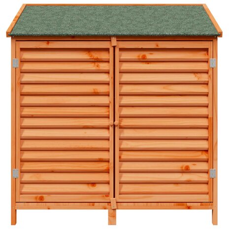 Tuinschuur Bruin 106 x 56 x 113,5 cm Massief Vurenhout 5