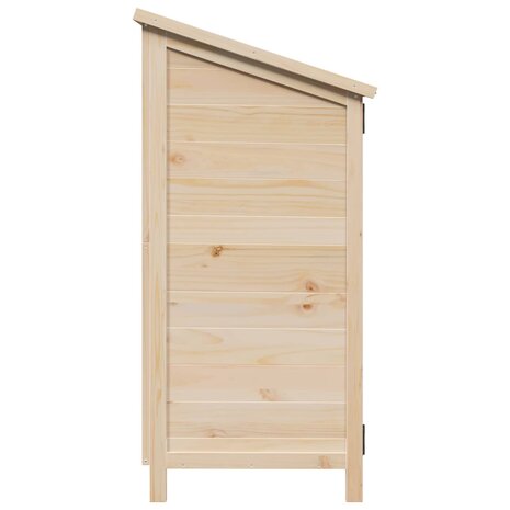 Tuinschuur Naturel 106 x 56 x 113,5 cm Bewerkt hout 6