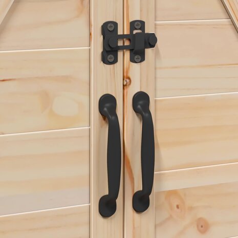 Tuinschuur Naturel 106 x 56 x 113,5 cm Bewerkt hout 9