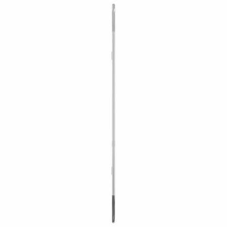 Wandspiegel 60x25 cm ovaal zilverkleurig 4