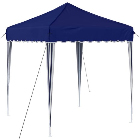 Pop-up partytent 195 x 195 x 245 cm Blauw Oxford Stof 2