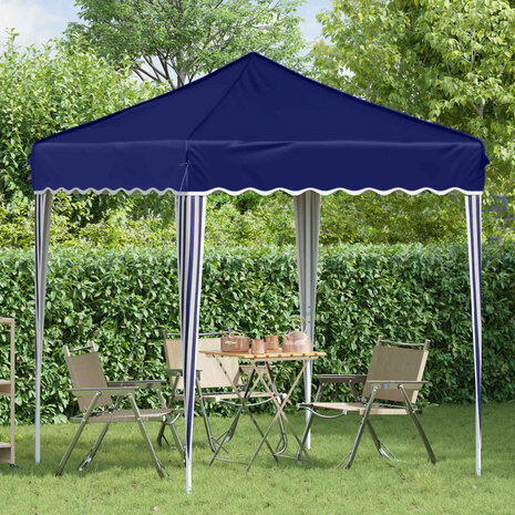 Pop-up partytent 195 x 195 x 245 cm Blauw Oxford Stof 3