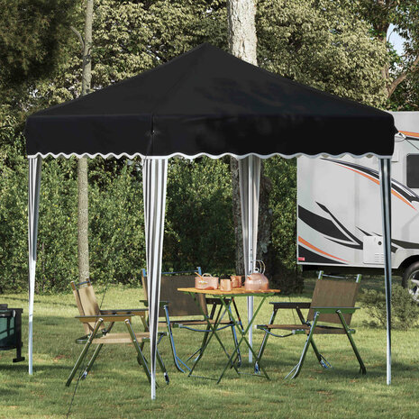Pop-up partytent 195 x 195 x 245 cm Antracietkleurig 1