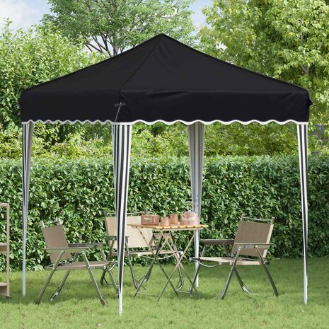 Pop-up partytent 195 x 195 x 245 cm Antracietkleurig 3