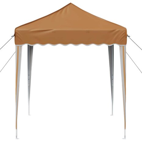 Pop-up partytent 195 x 195 x 245 cm Beige Oxford Stof 6
