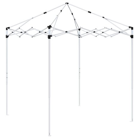 Pop-up partytent 195 x 195 x 245 cm Bruin Oxford Stof 5