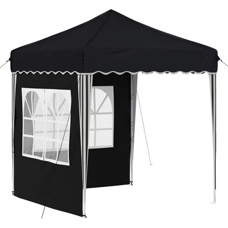 Pop-up partytent 195 x 195 x 245 cm Antracietkleurig 2