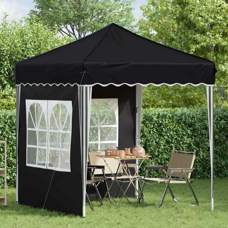 Pop-up partytent 195 x 195 x 245 cm Antracietkleurig 3