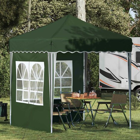 Pop-up partytent 195 x 195 x 245 cm Groen Oxford Stof 1